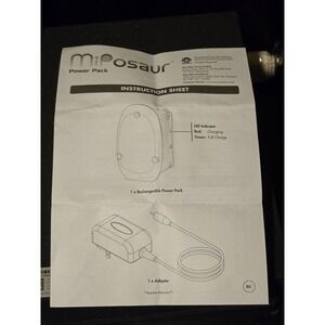 WowWee MiPosaur Power Pack Rechargeable Battery and Adapter Kit New